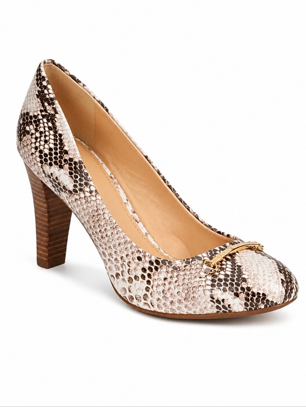 Geox Marie Claire Snake Print Heels Women’s EU 38 Y2K Office Pumps